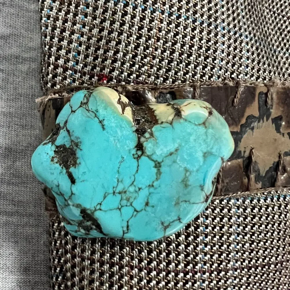 Red Sky Sport Jacket Mens 44L Brown‎ Santa Fe 424 Western Cowboy Turquoise Flaws